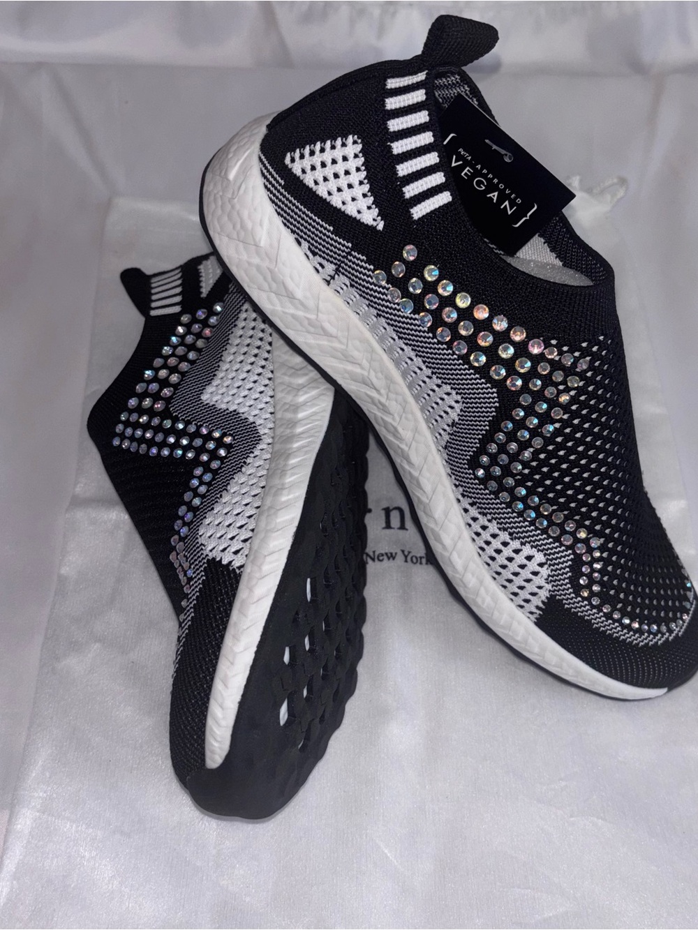 Bernie Mev | Black & White Sneakers